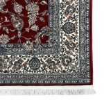 230 x 160cm Premium Persian Nain Red All Over Machine Made Rug - Image 4