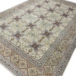 355 x 248cm Hand Knotted Persian Garden Moud Wool Rug - Image 3
