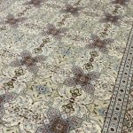 355 x 248cm Hand Knotted Persian Garden Moud Wool Rug - Image 4