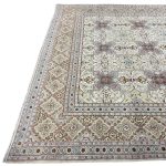 355 x 248cm Hand Knotted Persian Garden Moud Wool Rug - Image 6