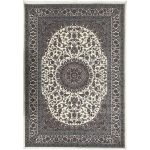 230 x 160cm Premium Persian Mashad Cream Machine Made Rug