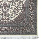 230 x 160cm Premium Persian Mashad Cream Machine Made Rug - Image 4