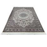 300 X 200cm Premium Persian Nain Medallion Ivory Machine Made Rug - Image 2
