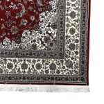 300 x 200cm Premium Persian Nain Medallion Red Machine Made Rug - Image 4