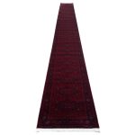 800 x 80cm Afghan Kazak Design Red Runner Rug