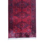 800 x 80cm Afghan Kazak Design Red Runner Rug - Image 2