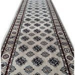 800 x 80cm Afghan Bokhara Design – Beige Runner Rug - Image 2