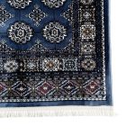 800 x 80cm Afghan Bokhara Design – Blue Runner Rug - Image 5