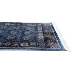 800 x 80cm Afghan Bokhara Design – Blue Runner Rug - Image 6