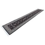 500 x 80cm All Over Floral Persian Kashan Design –Navy Runner Rug - Image 6