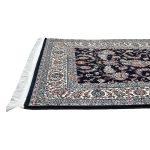 500 x 80cm All Over Floral Persian Kashan Design –Navy Runner Rug - Image 7