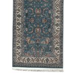 500 x 80cm All Over Floral Persian Kashan Design –Blue Runner Rug - Image 2