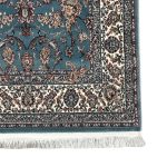 500 x 80cm All Over Floral Persian Kashan Design –Blue Runner Rug - Image 3