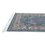 500 x 80cm All Over Floral Persian Kashan Design –Blue Runner Rug - Image 6