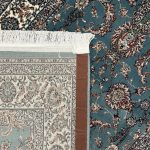 500 x 80cm All Over Floral Persian Kashan Design –Blue Runner Rug - Image 8