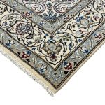285 x 198cm Hand Knotted Green Persian Nain Silk And Wool Rug - Image 3