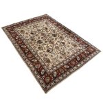 270 x 198cm Hand Knotted Mashad Afshar Woolen Rug - Image 2