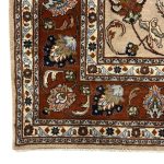 270 x 198cm Hand Knotted Mashad Afshar Woolen Rug - Image 7