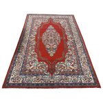 304 x 203cm Persian Sarough Floral Red Woolen Rug - Image 2