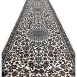 400 x 80cm Persian Mashad Design Fine Runner Rug - Image 4