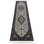 300 x 80cm Fine Persian Kashan Cream Runner Rug - Image 2