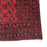 294 x 200cm Hand Knotted Afghan Akche Bokhara – Wool Rug - Image 4