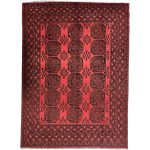 292 x 210cm Hand Knotted Afghan Akche Filpai – Wool Rug
