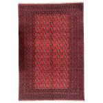 293 x 194cm Hand Knotted Afghan Akche Bokhara – Wool Rug