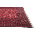 293 x 194cm Hand Knotted Afghan Akche Bokhara – Wool Rug - Image 6