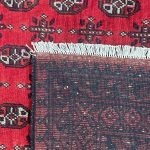 293 x 194cm Hand Knotted Afghan Akche Bokhara – Wool Rug - Image 7