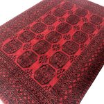 290 X 195cm Hand Knotted Afghan Akche – Wool Rug - Image 4