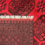 290 X 195cm Hand Knotted Afghan Akche – Wool Rug - Image 7
