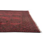 286 x 194cm Hand Knotted Afghan Akche Filpai – Wool Rug - Image 7