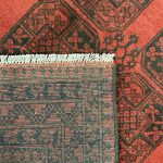 286 x 194cm Hand Knotted Afghan Akche Filpai – Wool Rug - Image 8