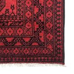 293 x 197cm Hand Knotted Afghan Akche – Wool Rug - Image 5