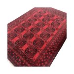 293 x 197cm Hand Knotted Afghan Akche – Wool Rug - Image 6