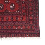 297 x 197cm Hand Knotted Afghan Akche  Bokhara– Wool Rug - Image 4