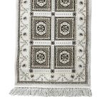 800 x 80 cm Persian Inspired Medallion Floral Runner – Durable Machine Woven Hallway Carpet - Image 3