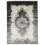 340 X 240cm Persian Kerman Design Grey & Beige Classic Oriental Rug
