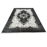 340 X 240cm Persian Kerman Design Grey & Beige Classic Oriental Rug - Image 2