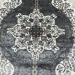 340 X 240cm Persian Kerman Design Grey & Beige Classic Oriental Rug - Image 6