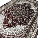 340 x 240cm Machine Made Persian Design Red Rug - Image 5