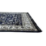 340 x 240cm Persian Kashan All over Design Machine Made Navy Rug - Image 7