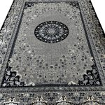 340 x 240 cm Oriental Persian Design Grey & Blue Rug - Image 5