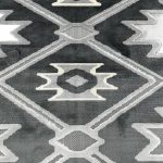 340 x 240cm Turkish Machine Made Zig Zag Style Area Rug - Image 6