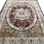 340 x 240cm Machine Made Red Beige Persian Design Rug - Image 5