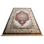 340 x 240cm Machine Made Red Beige Persian Design Rug - Image 4