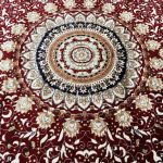 340 x 240cm Machine Made Red Beige Persian Design Rug - Image 5