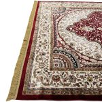 340 x 240cm Machine Made Red Beige Persian Design Rug - Image 6