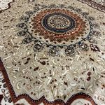 340 x 240cm Machine Made Beige Persian Design Rug - Image 5